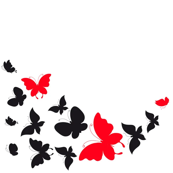 Diseño de mariposas — Vector de stock