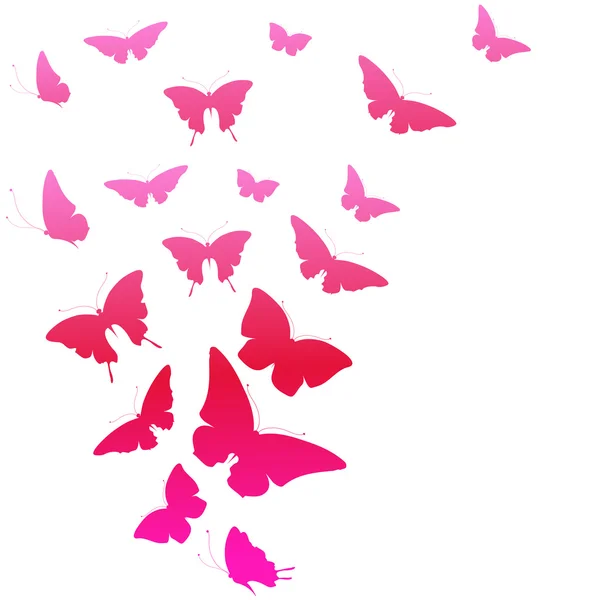 Diseño de mariposas — Vector de stock