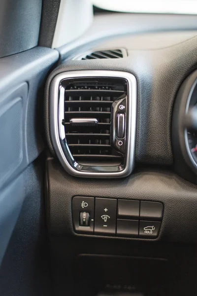 Dettagli Aria Condizionata Sistema Ventilazione Auto Auto Moderne — Foto Stock