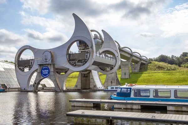 Falkirk Wheel, Skottland 9 – stockfoto