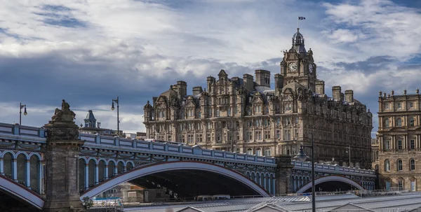 North bridge, oude stad, edinburgh, Schotland — Stok fotoğraf