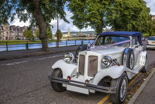 Boda coche — Foto de Stock