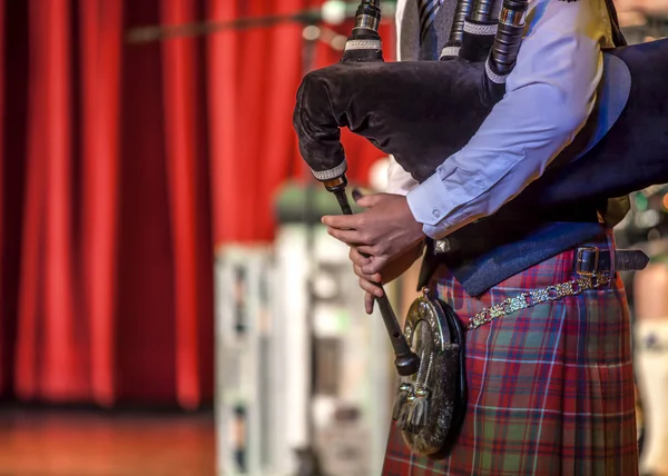 Gaitero músico escocés 2 — Foto de Stock