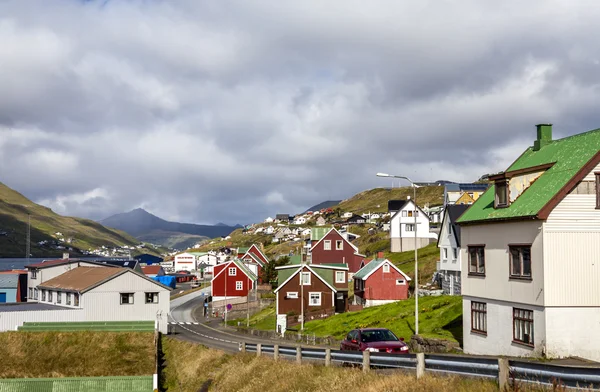 Ilha Klaksvik Faroe, Atlântico Norte2 — Fotografia de Stock