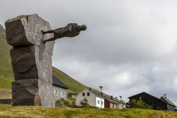 Trondur ik gotu, eiland van de Faeröer, Denemarken — Stockfoto