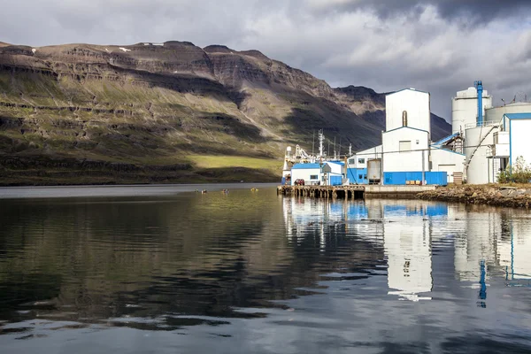 Plant fishery Seydisfjordur — Stock Photo, Image