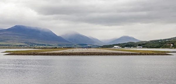Akureyri İzlanda panoramik manzara — Stok fotoğraf
