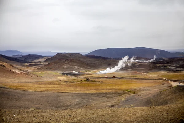 在 Iceland6 的地热景观 — 图库照片