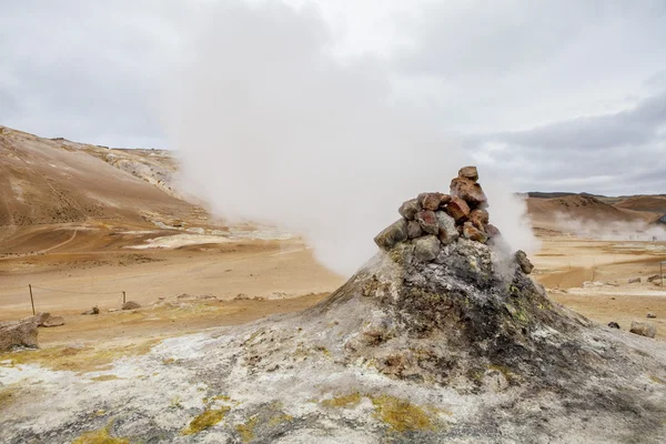 冰岛的喷气 — 图库照片