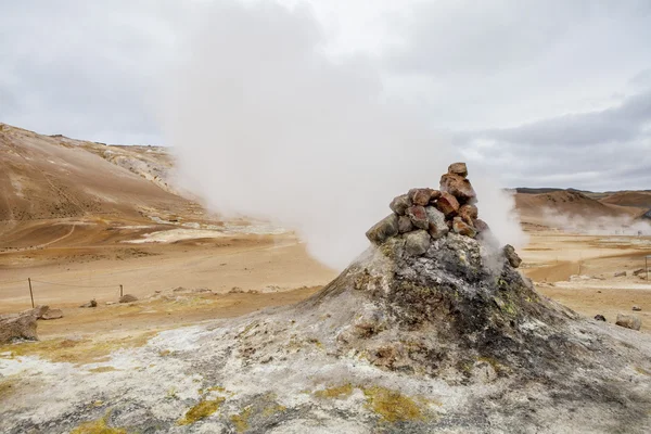 Islandzki Fumarole — Zdjęcie stockowe