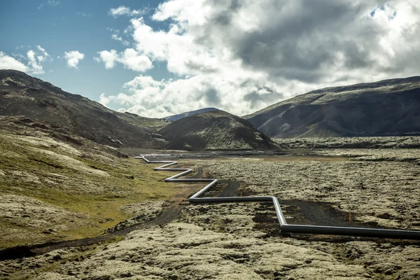Paisaje geotérmico en Islandia — Foto de Stock