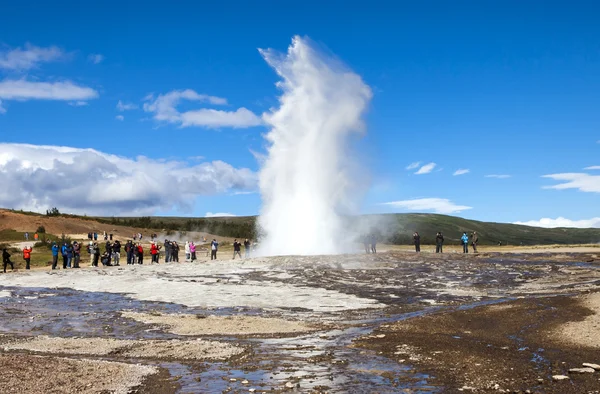 Isländska Geyser 17 — Stockfoto