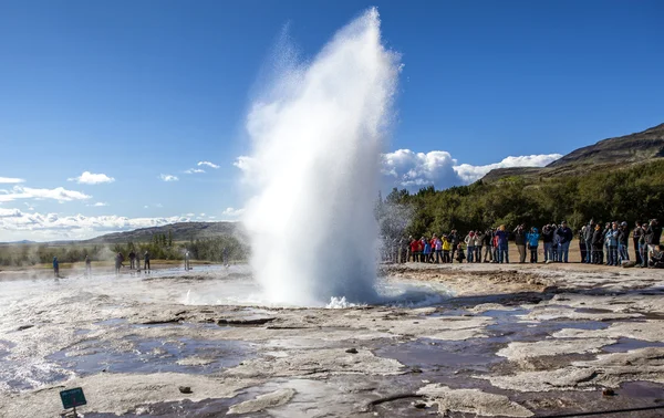 Isländska Geyser 14 — Stockfoto