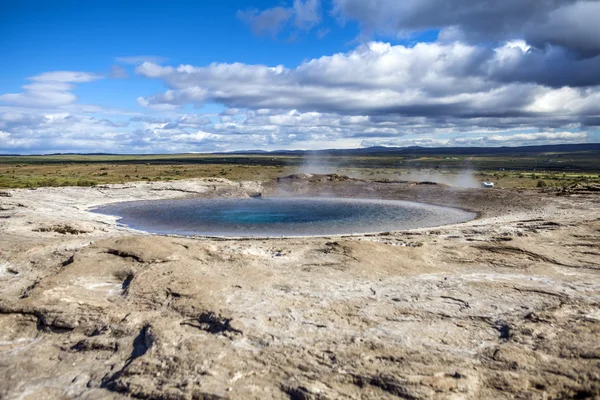 Isländska geyser 1 Stockbild