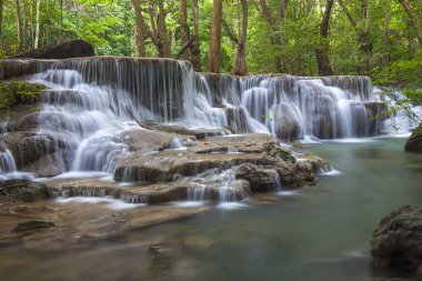 Huay mae kamin şelale ilindeki kanchanaburi, Tayland