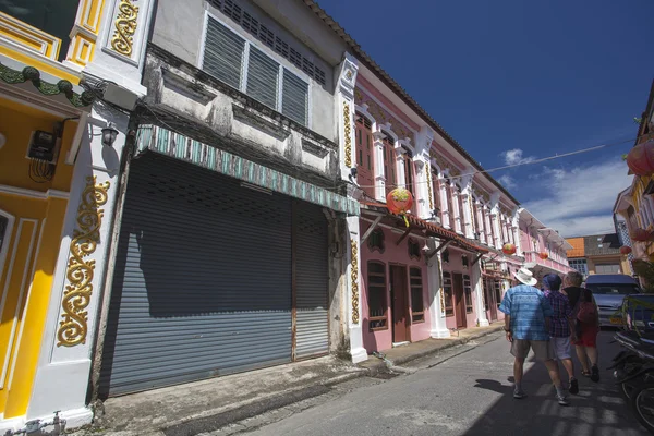 Old Phuket Town se encuentra en la ciudad de Phuket —  Fotos de Stock