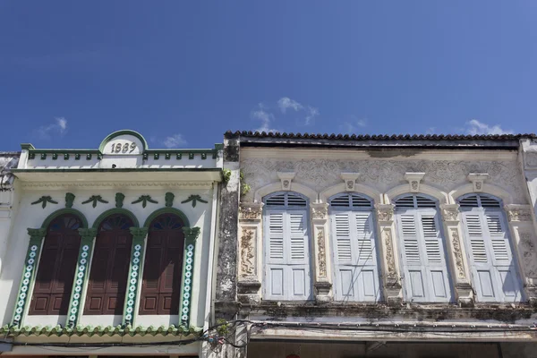 Old Phuket Town se encuentra en la ciudad de Phuket —  Fotos de Stock