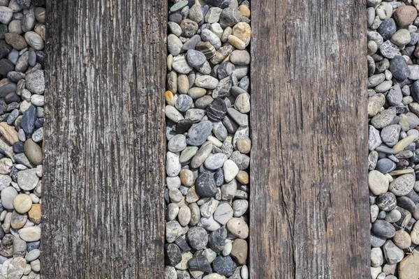 Modello di pavimento decorativo di una pietra di ghiaia — Foto Stock