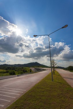 Kırsal kesimde beton yol