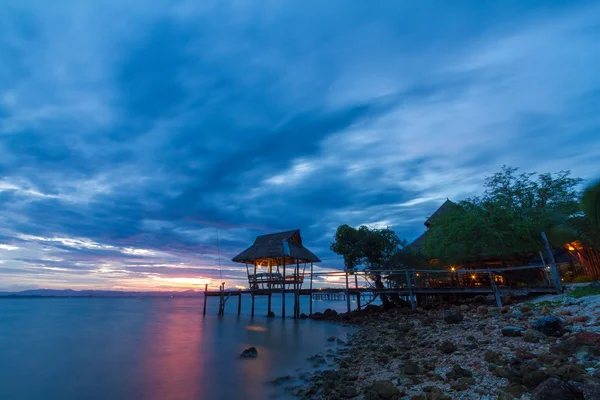 Koh Talu adalah sebuah pulau pribadi di Teluk Thailand — Stok Foto