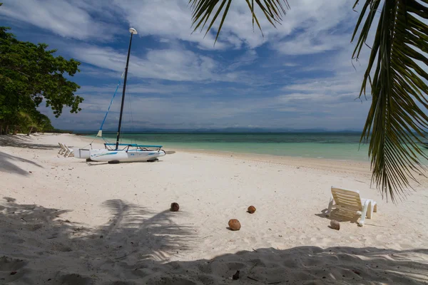 Koh Talu är en privat ö i Gulf of Thailand Stockbild