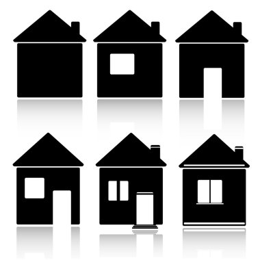 Simgeler binada. EPS 10 vektör. 