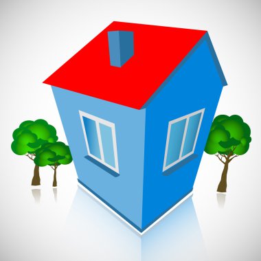 Renkli 3d vektör yapı.