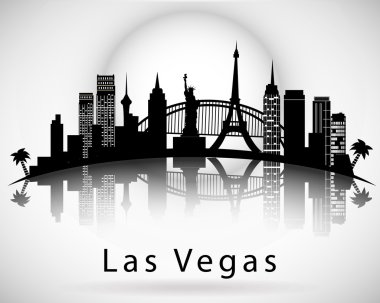 Las Vegas Skyline clipart