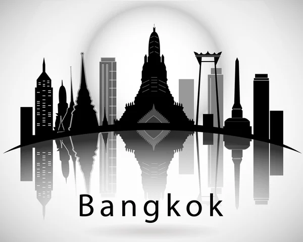 Bangkok City Skyline — Stockvektor