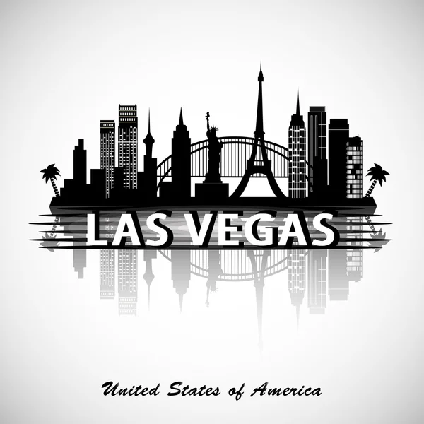 Las Vegas Skyline — Stock Vector