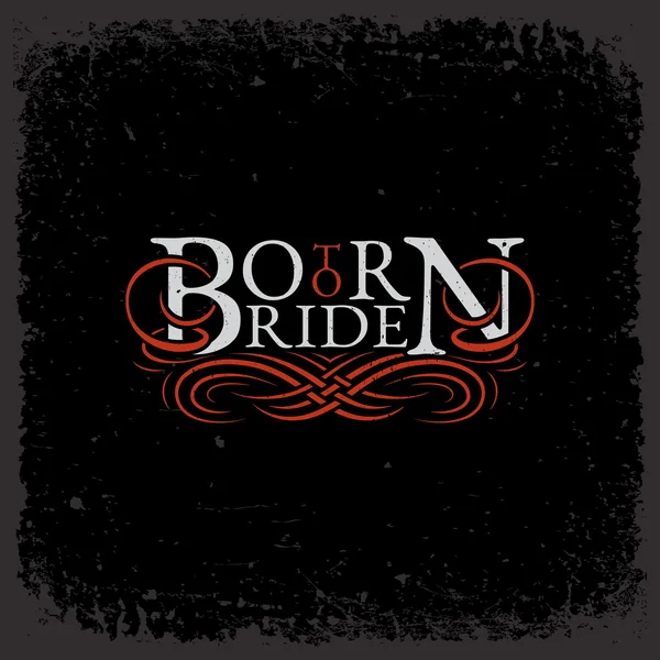 Born to ride label — Stock Vector