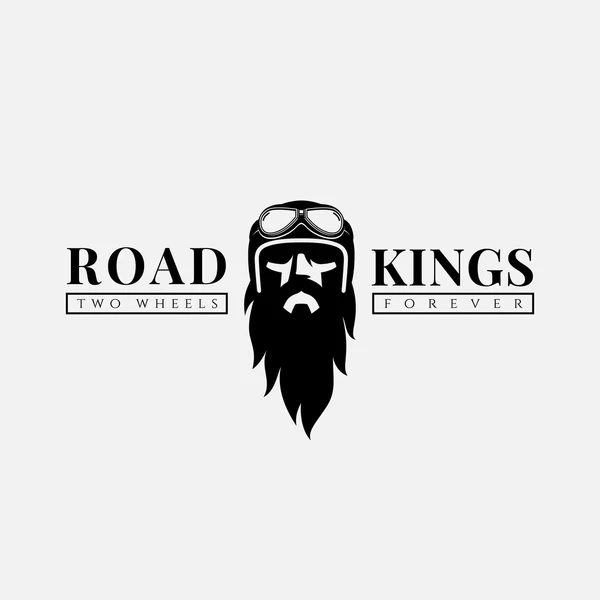 Road kings logo — Stock Vector