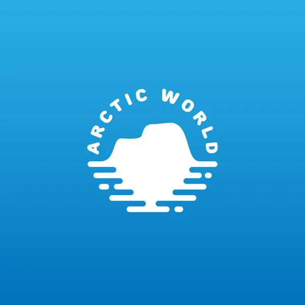 Plantilla logo Ártico — Archivo Imágenes Vectoriales