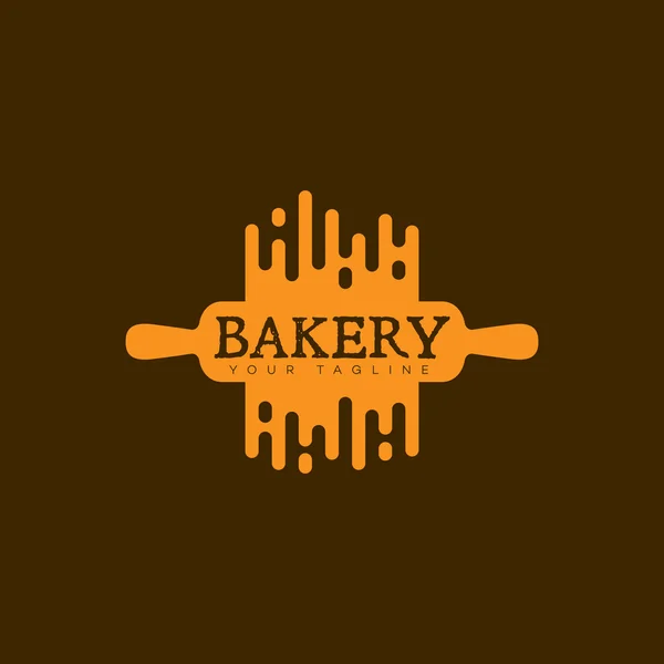パン屋さんのロゴのテンプレート — ストックベクタ