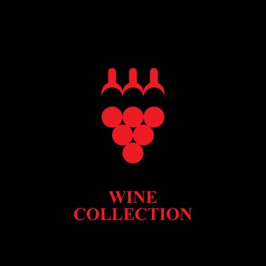 Şarap koleksiyonu logosu