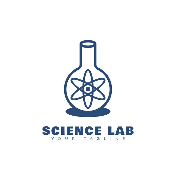 Science lab logo — Stock Vector