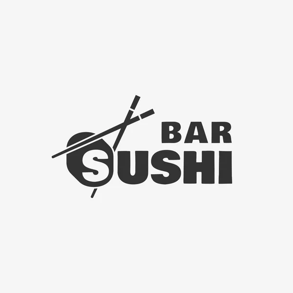 Logotipo da barra de sushi —  Vetores de Stock