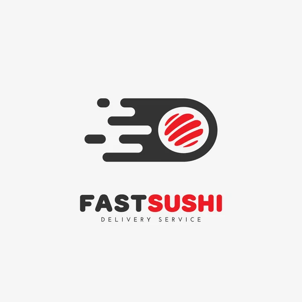 Logo Fast Sushi — Archivo Imágenes Vectoriales