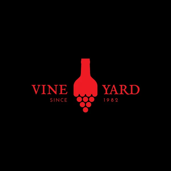 Modèle de logo Vineyard — Image vectorielle