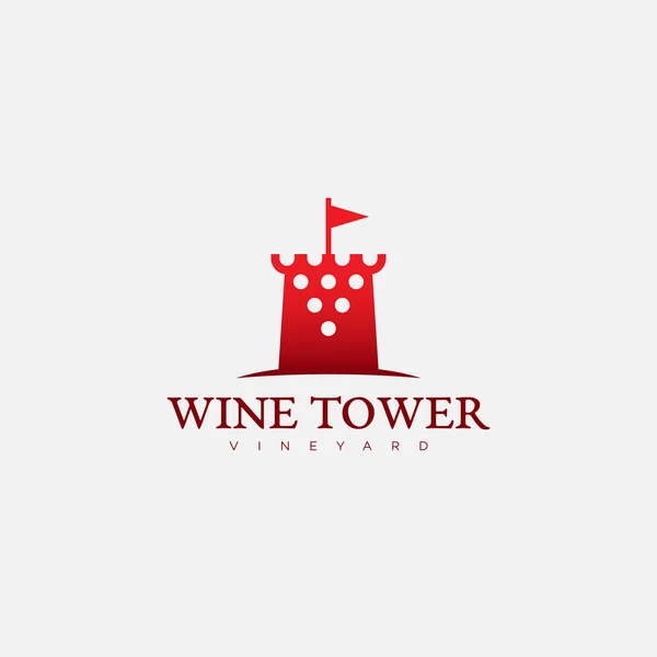 Wijntoren logo — Stockvector