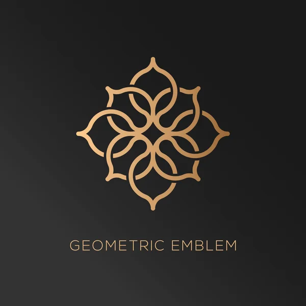 Modèle de logo géométrique — Image vectorielle