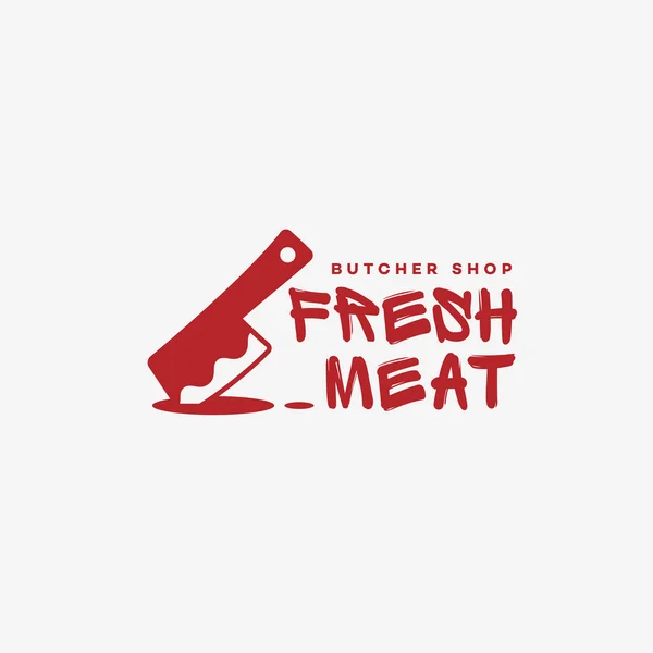 Butcher Shop Logo — Stockový vektor