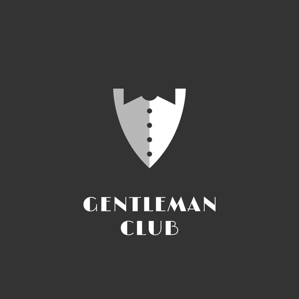 Gentleman club logo — Stock Vector