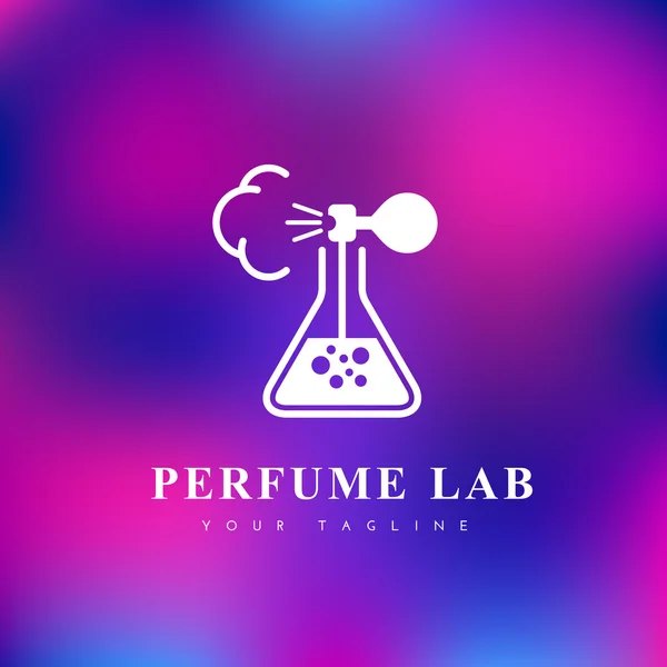 Parfym lab logotyp — Stock vektor