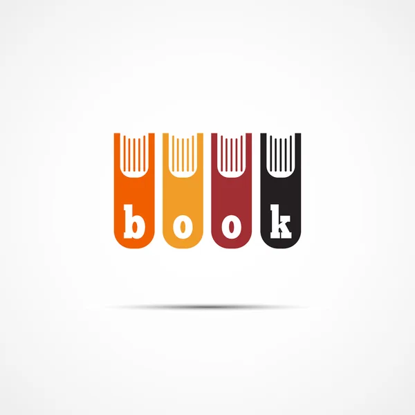 Livro logotipo —  Vetores de Stock