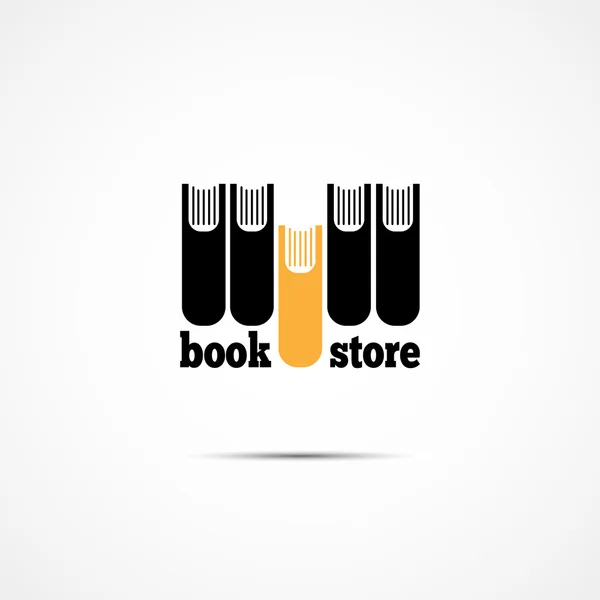 Logo del libro — Vettoriale Stock
