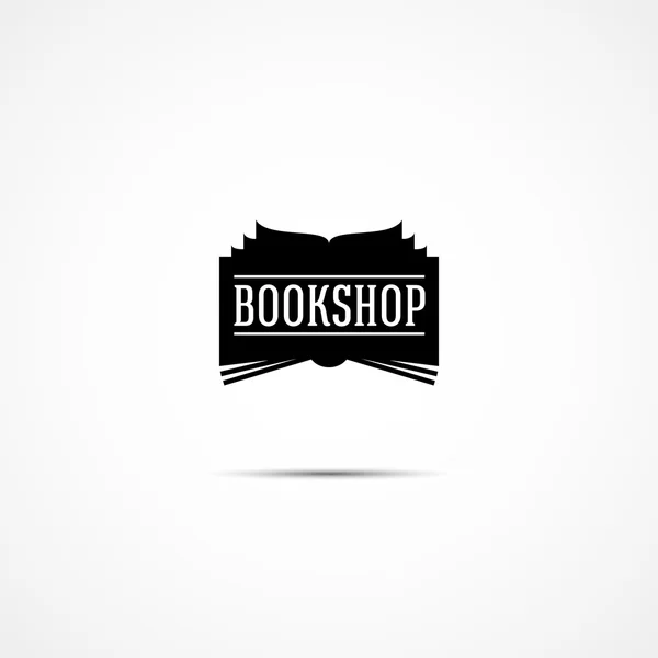 Kitap Logosu — Stok Vektör