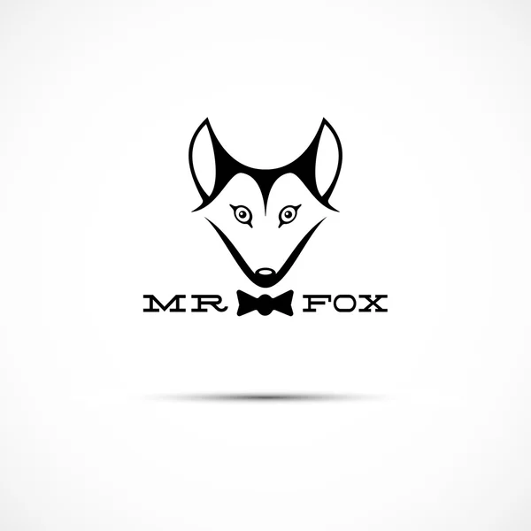 Містер Фокс логотип — стоковий вектор