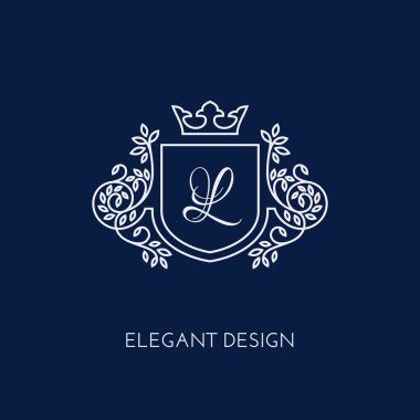 Monogram tasarım şablonu