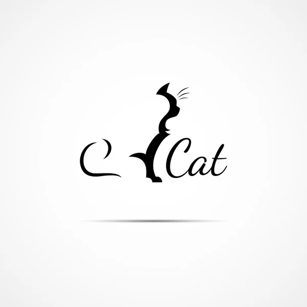 Logo gato — Archivo Imágenes Vectoriales